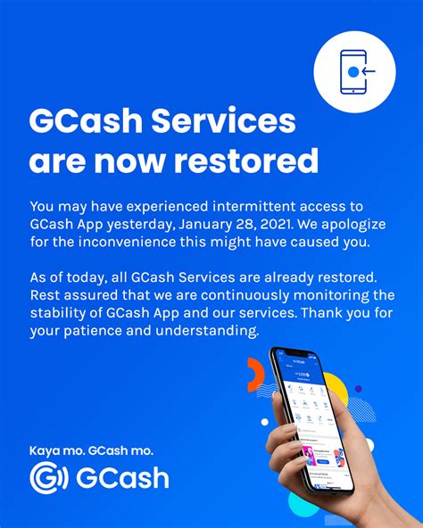 GCash says app, services restored after 4.